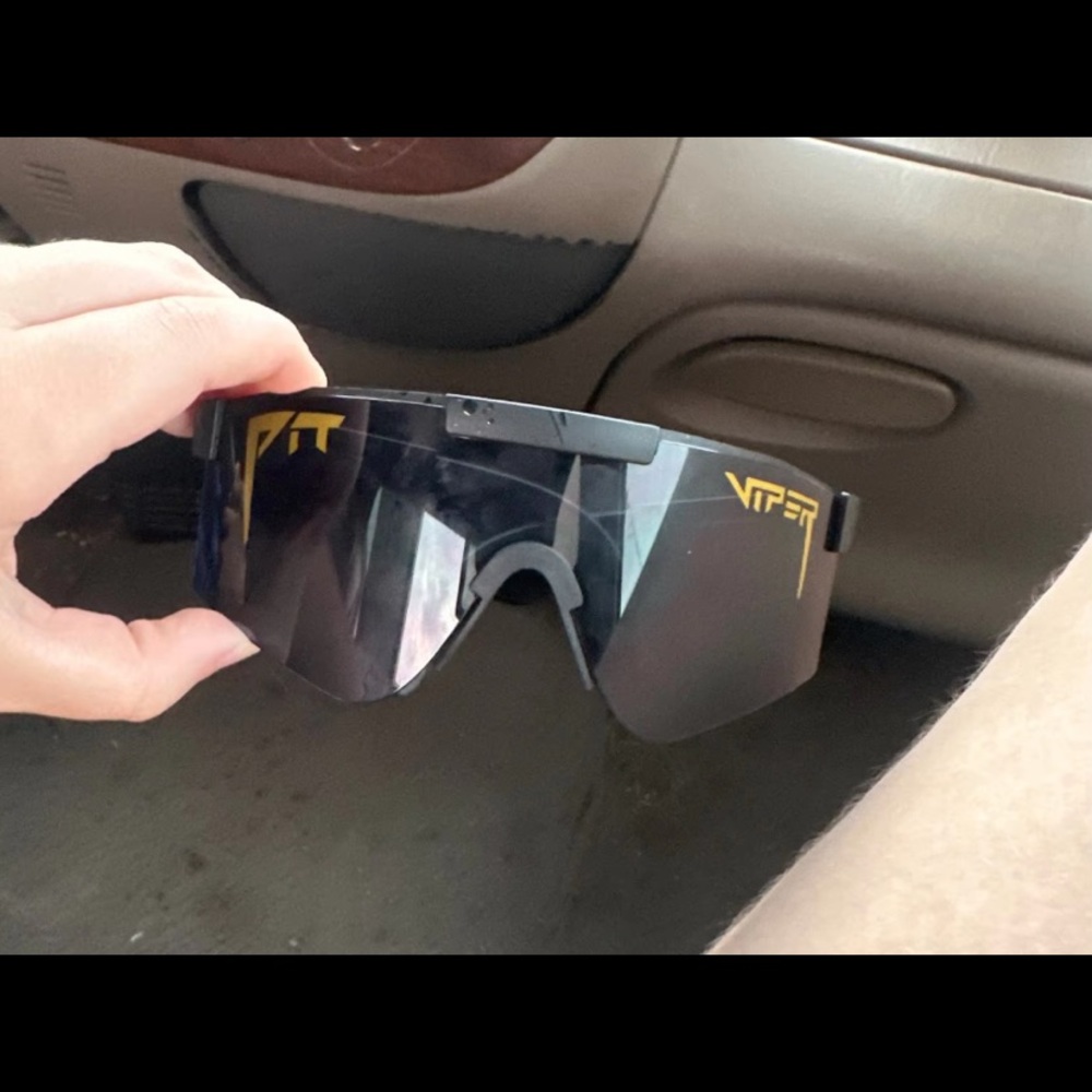 Pit Viper Black and Yellow Sunglasses